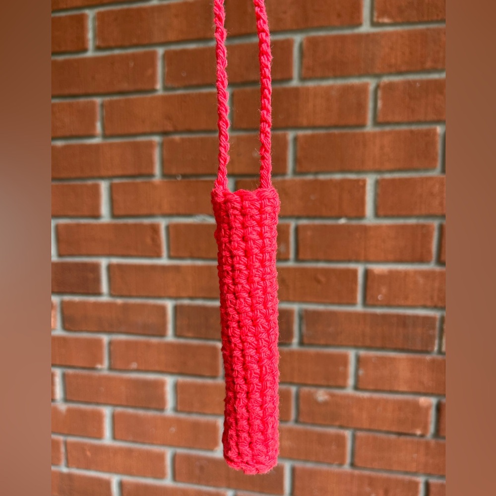 Handmade Red Crochet Bag